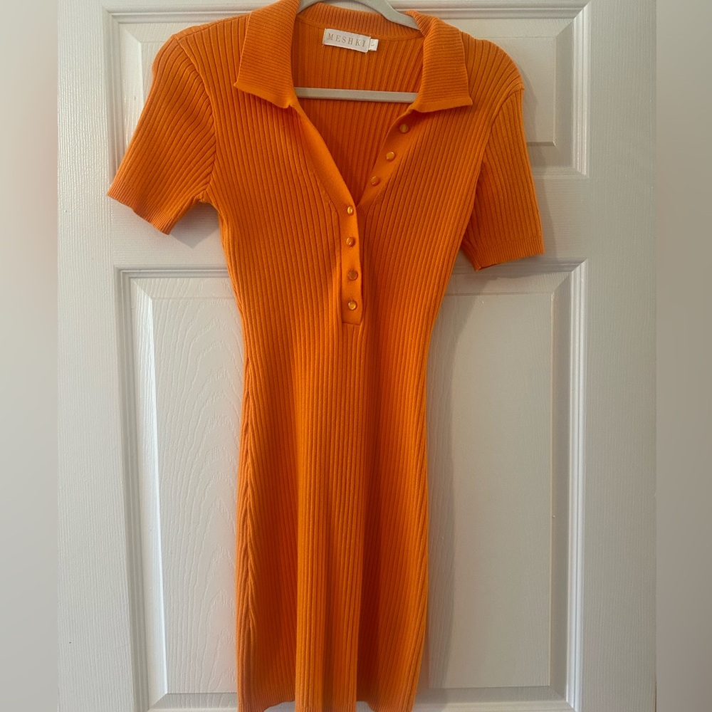 MESHKI mini knit dress